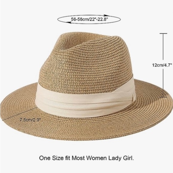 Fedora 50% SPF Protection- Wide Brim- Roll and Pack - Picture 8 of 8